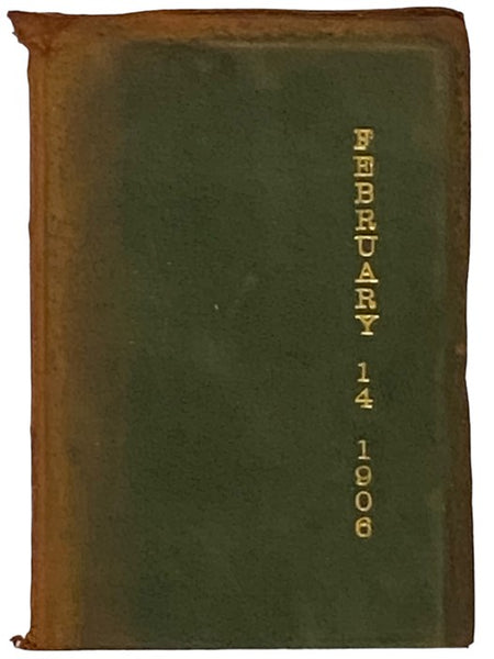 Allen Macy Dulles and Family's Autograph Book, February 14, 1906
