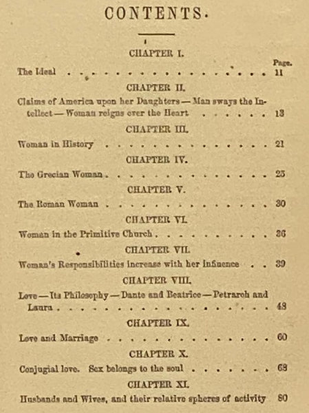 The Ideal of Womanhood, or, Words to the Women of America.