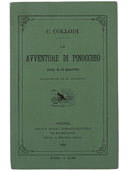 Le Avventure Di Pinocchio: Storia Di Un Burattino [ITALIAN TEXT]
