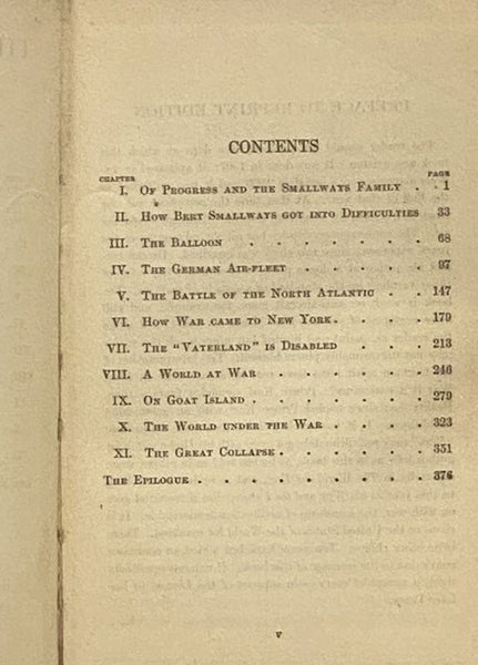 The War in the Air, and Particularly How Mr. Bert Smallways Fared While It Lasted (Modern Library ML 5)