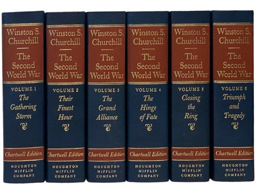 The Second World War Six Volume Set: Their Finest Hour; The Gathering Storm; The Hinge of Fate; The Grand Alliance; Closing the Ring; Triumph and Tragedy (Chartwell Edition)
