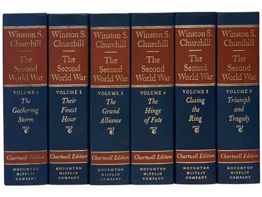 The Second World War Six Volume Set: Their Finest Hour; The Gathering Storm; The Hinge of Fate; The Grand Alliance; Closing the Ring; Triumph and Tragedy (Chartwell Edition)