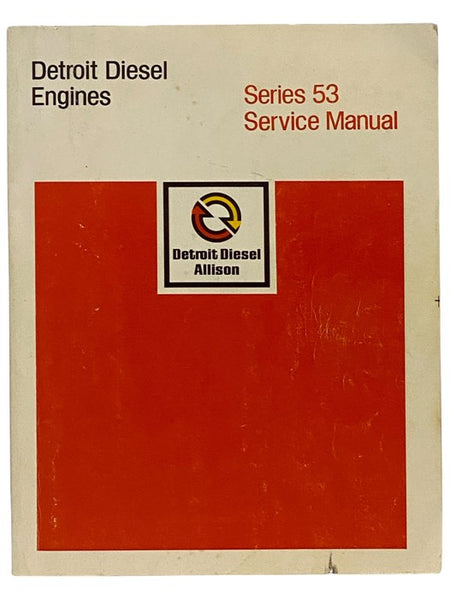 Detroit Diesel Engines Series 53 Service Manual