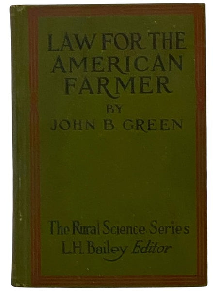 Law for the American Farmer (The Rural Science Series)