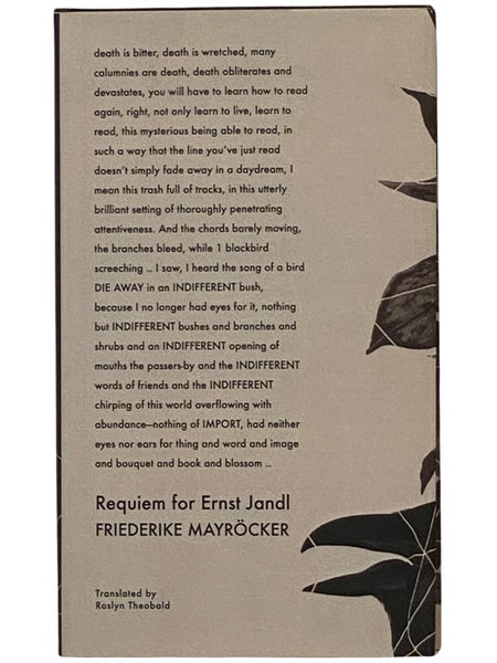 Requiem for Ernst Jandl (The Seagull Library of German Literature)