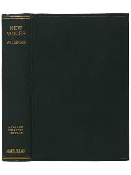 New Voices: An Introduction to Contemporary Poetry