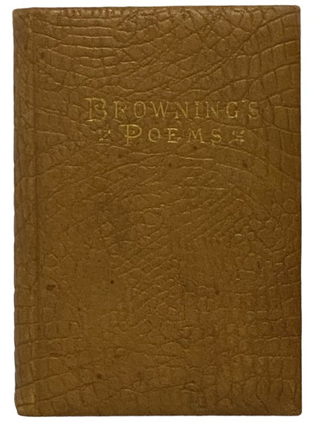 The Poetical Works of Elizabeth Barrett Browning. Complete in One Volume.