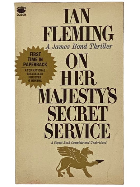 On Her Majesty's Secret Service (James Bond, 11) (D2509)