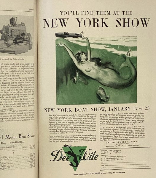 The Rudder: The Magazine for Yachtsmen - January, 1930, Vol. XLVI, No. 1 (Motor Boat Show Number)