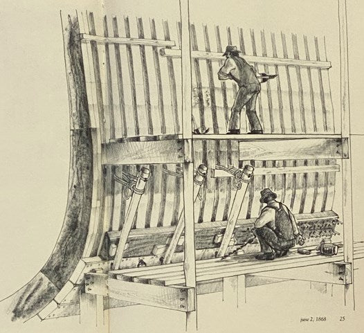 Wooden Ship: The Building of a Wooden Sailing Vessel in 1870