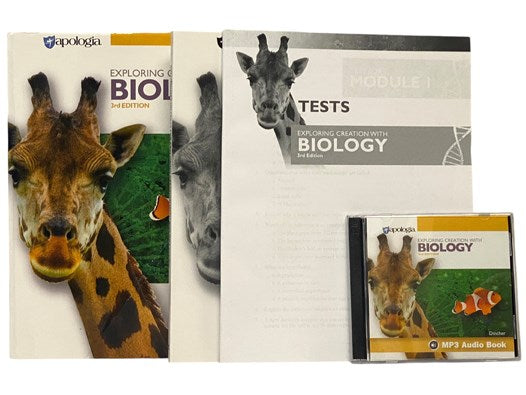 Exploring Creation with Biology [with] Solutions and Tests [with] Tests [with] MP3 Audio Book