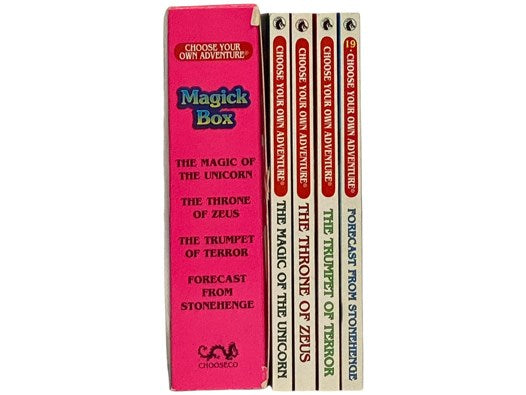 Choose Your Own Adventure Magick Box: The Magic of the Unicorn; The Throne of Zeus; The Trumpet of Terror; Forecast from Stonehenge