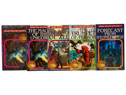Choose Your Own Adventure Magick Box: The Magic of the Unicorn; The Throne of Zeus; The Trumpet of Terror; Forecast from Stonehenge