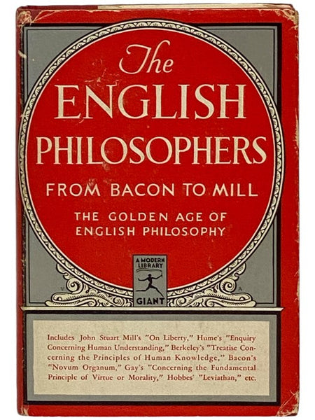 The English Philosophers from Bacon to Mill (The Modern Library of the World's Best Books, Giant G 47)