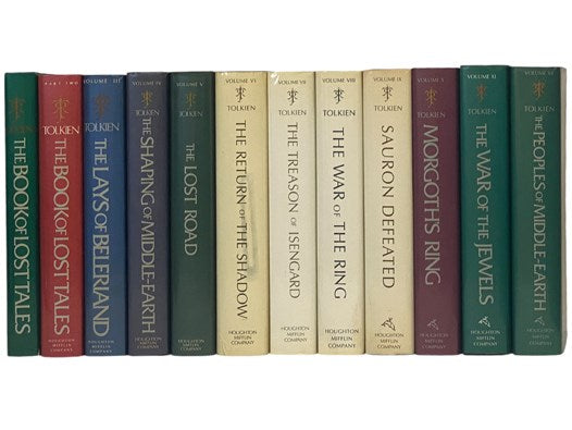 The History of Middle-Earth, in Twelve Volumes: The Book of Lost Tales Part One; The Book of Lost Tales Part Two; The Lays of Beleriand; The Shaping of Middle-Earth: The Quenta, The Ambarkanta and The Annals; The Lost Road and Other Writings; The Return …