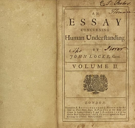An Essay Concerning Human Understanding; with Thoughts on the Conduct of the Understanding. Collated with Desmaizeaux's Edition. To which is prefixed, the Life of the Author. in Three Volumes.