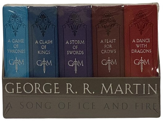 A Song of Ice and Fire Five Volume Boxed Set: A Game of Thrones; A Clash of Kings; A Storm of Swords; A Feast for Crows; A Dance with Dragons