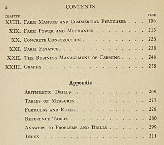 Modern Agricultural Mathematics: A Textbook for Students of Agriculture in High Schools, Vocational Schools, and Rural Schools; and a Handy Reference Book for Farmers and Other Workers in the Various Branches of Agriculture, Containing Methods of Calcula…