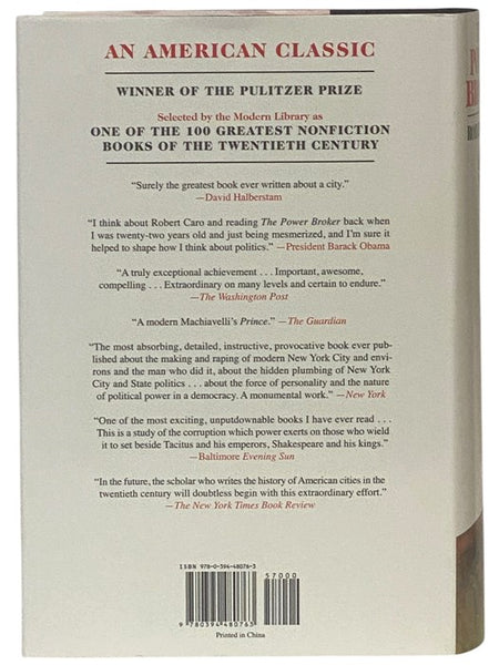 The Power Broker: Robert Moses and the Fall of New York