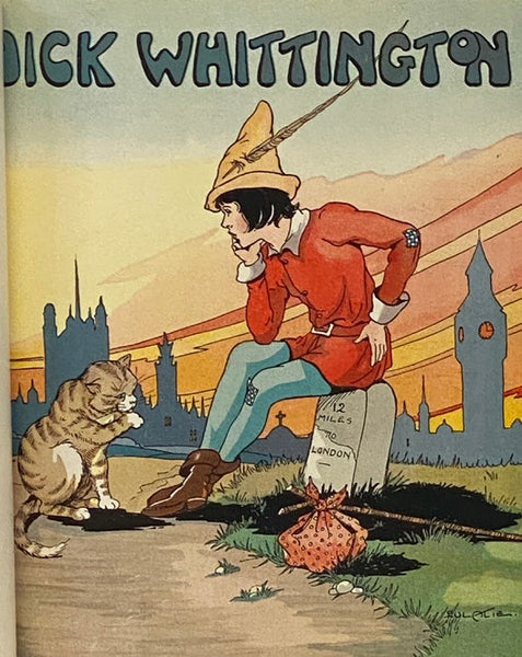 Eight Fairy Tales: The Story of Peter Pan; Cinderella; Dick Whittington; Jack and the Beanstalk; Little Red Riding Hood; Puss in Boots; The Three Bears; Tom Thumb