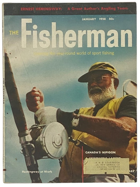 Three Ernest Hemingway Cover Magazines: Life Magazine, July 14, 1961, Vol. 51, No. 2 [with] The Fisherman, January 1958 [with] The American Fly Fisher, Summer 1989, Volume 15, Number 1