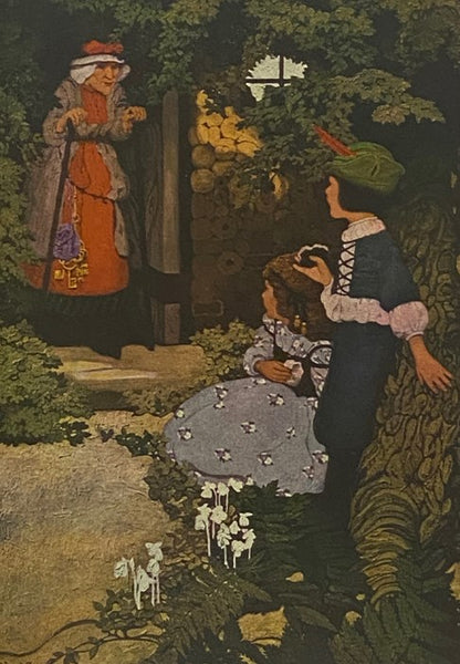 Fairy Tales from Grimm: Hansel and Gretel; The Valiant Little Tailor; The Frog Prince; Little Red-Cap; Cinderella; Hans in Luck; Snow-White and Rose-Red; The Water of Life.