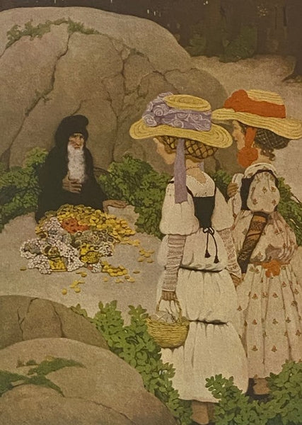 Fairy Tales from Grimm: Hansel and Gretel; The Valiant Little Tailor; The Frog Prince; Little Red-Cap; Cinderella; Hans in Luck; Snow-White and Rose-Red; The Water of Life.