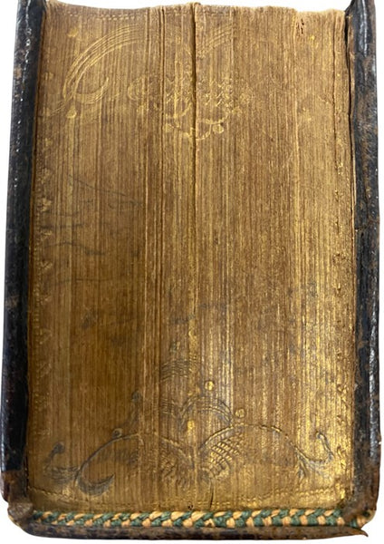 German Bible in Leather Case - Die Bibel Oder Die Ganze Heilige Schrift Des Alten und Neuen Testaments, Nach Der Teutschen Ubersetzung; Vollstandiges Marburger Gesan-Buch zur Abung der Gottseligkeit in 615. Christlichen und Trostreichen Psalmen und Gesan…