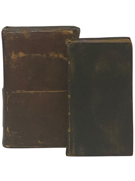 German Bible in Leather Case - Die Bibel Oder Die Ganze Heilige Schrift Des Alten und Neuen Testaments, Nach Der Teutschen Ubersetzung; Vollstandiges Marburger Gesan-Buch zur Abung der Gottseligkeit in 615. Christlichen und Trostreichen Psalmen und Gesan…