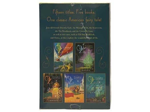Oz: The Complete Paperback Collection, in Five Volumes - The Wonderful Wizard of Oz; The Marvelous Land of Oz; Ozma of Oz; Dorothy and the Wizard in Oz; The Road to Oz; The Emerald City of Oz; The Patchwork Girl of Oz; Tik-Tok of Oz; The Scarecrow of Oz;…