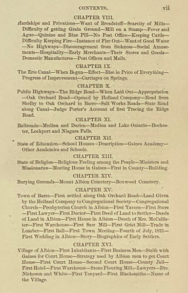 Pioneer History of Orleans County, New York. Containing Some Account of the Civil Divisions of Western New York, with Brief Biographical Sketches of Early Settlers, and of the Hardships and Privations They Endured, the Organization of the Towns in the Co…