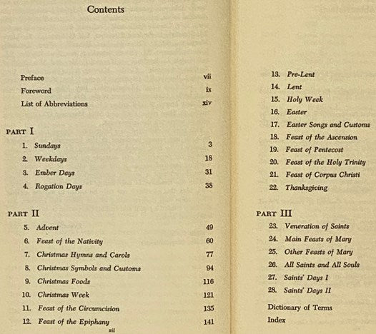 Handbook of Christian Feasts and Customs: The Year of the Lord in Liturgy and Folklore