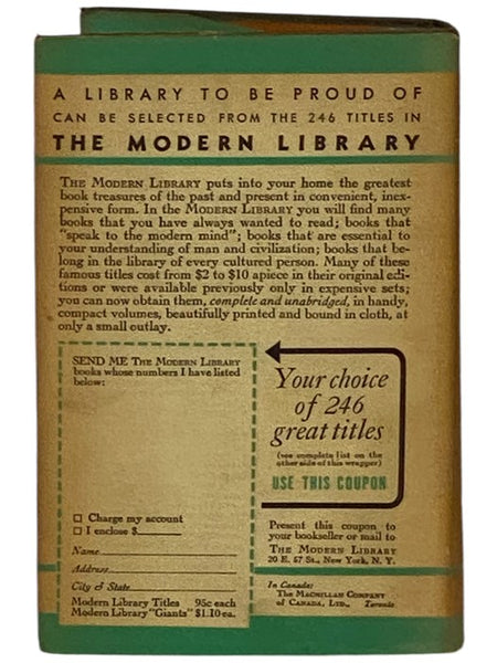 A High Wind in Jamaica (The Innocent Voyage) (The Modern Library of the World's Best Books, ML 112)