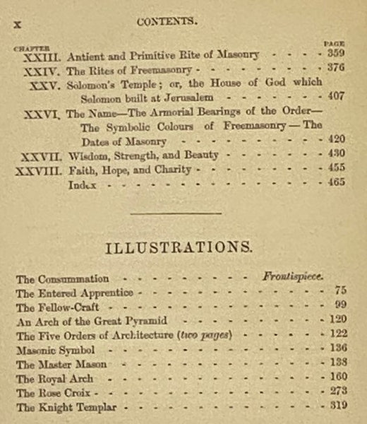 The Freemason's Manual; or, Illustrations of Masonry. Containing, in Addition to the Rites Sanctioned by the United Grand Lodge and Grand Chapter of England and Wales, the Mark Man and Mark Master, a Full Account of All the Degrees Included in the Ancien…