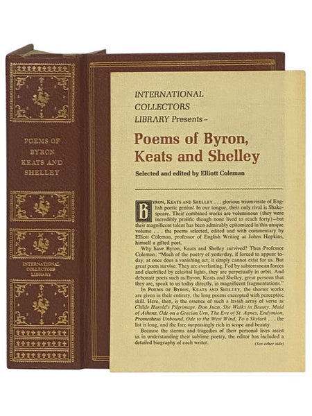 Poems of Byron, Keats and Shelley (International Collectors Library)