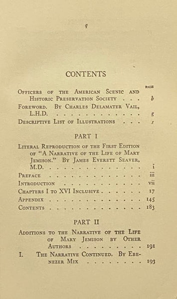 A Narrative of the Life of Mary Jemison: The White Woman of the Genesee [De-He-Wa-Mis]