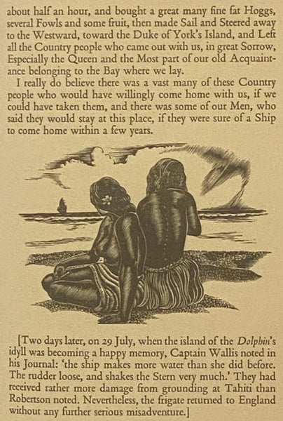 An Account of the Discovery of Tahiti: From the Journal of George Robertson, Master of H.M.S. Dolphin (The Folio Society)