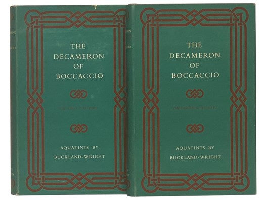 The Decameron of Giovanni Boccaccio, in Two Volumes: The First Five Days; The Last Five Days [Second] (The Folio Society)