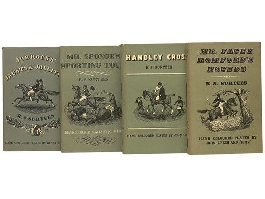 Complete R.S. Surtees Folio Society Set: Jorrocks', Jaunts and Jollities; Mr. Sponge's Sporting Tour; Handley Cross; Mr. Facey Romford's Hounds; Plain or Ringlets; Ask Mamma; Hawbuck Grange; Hillingdon Hall (The Folio Society)
