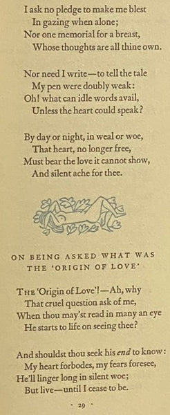 The Love Poems of Lord Byron
