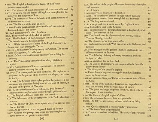 The Citizen of the World; or, Letters from a Chinese Philosopher Residing in London to His Friends in the East (The Folio Society)