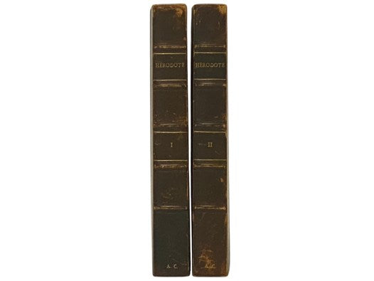 L'Enquete de Herodote d'Halicarnasse ou Les Neuf Livres de Ses Enquetes Qui Portent les Noms des Muses, Tome Premier et Tome Deuxieme [The Histories of Herodotus, in Two Volumes]