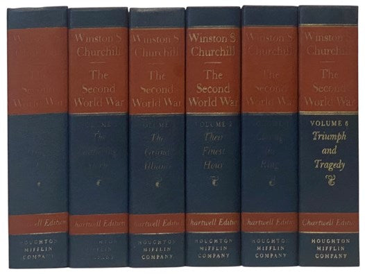 The Second World War Six Volume Set: Their Finest Hour; The Gathering Storm; The Hinge of Fate; The Grand Alliance; Closing the Ring; Triumph and Tragedy (Chartwell Edition)
