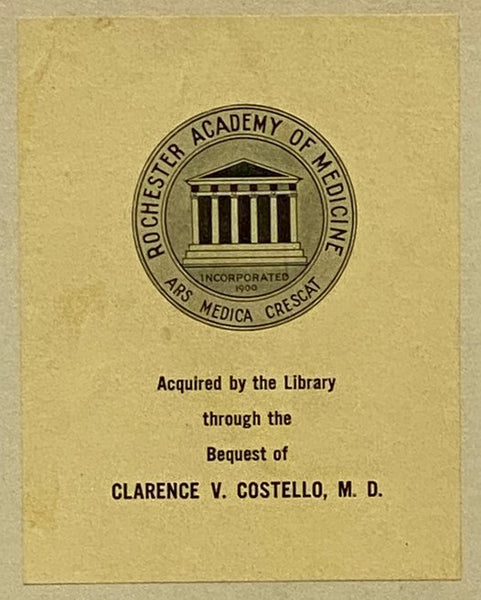 Bibliotheca Osleriana: A Catalogue of Books Illustrating the History of Medicine and Science