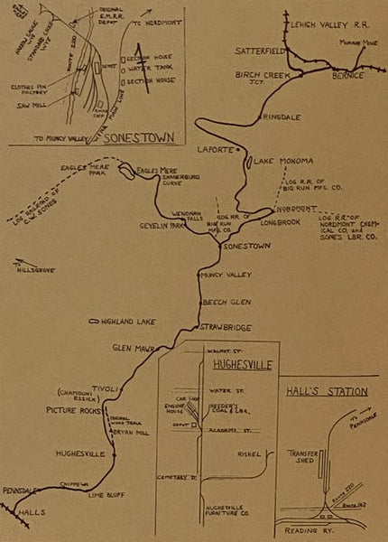 Muncy Valley Lifeline: The Life and Times of the Williamsport and North Branch and Eagles Mere Railroads