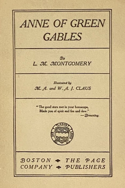 Anne of Green Gables