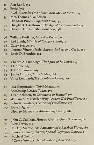 Excellence: An American Treasury (Westvaco American Classics Series No. 31, Christmas 1988)