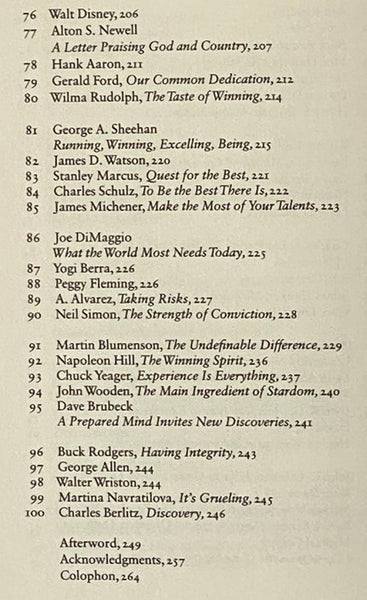 Excellence: An American Treasury (Westvaco American Classics Series No. 31, Christmas 1988)