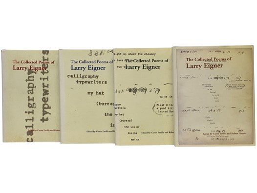 The Collected Poems of Larry Eigner, in Four Volumes