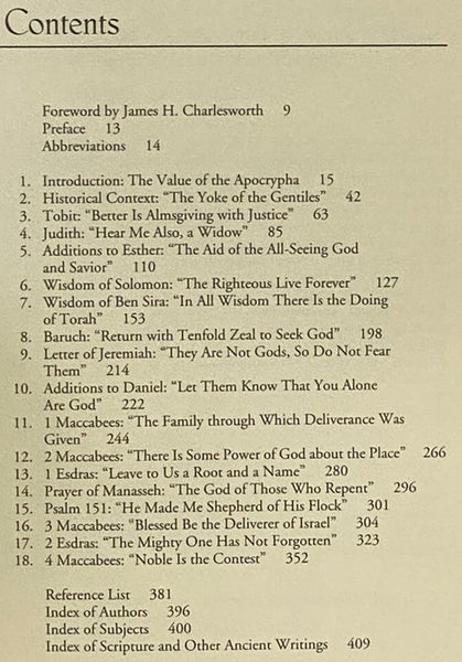 Introducing the Apocrypha: Message, Context, and Significance